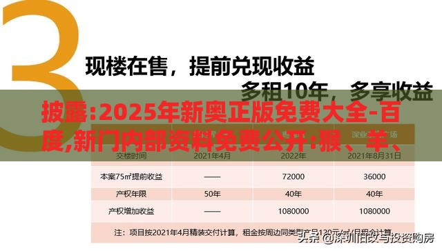披露:2025年新奥正版免费大全-百度,新门内部资料免费公开:猴、羊、马、鸡,扼要释义、解释与落实-警惕虚假宣传手段